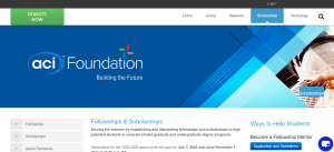 ACI Foundation Fellowships