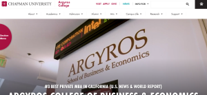 Chapman University (Argyros School of Business and Economics)